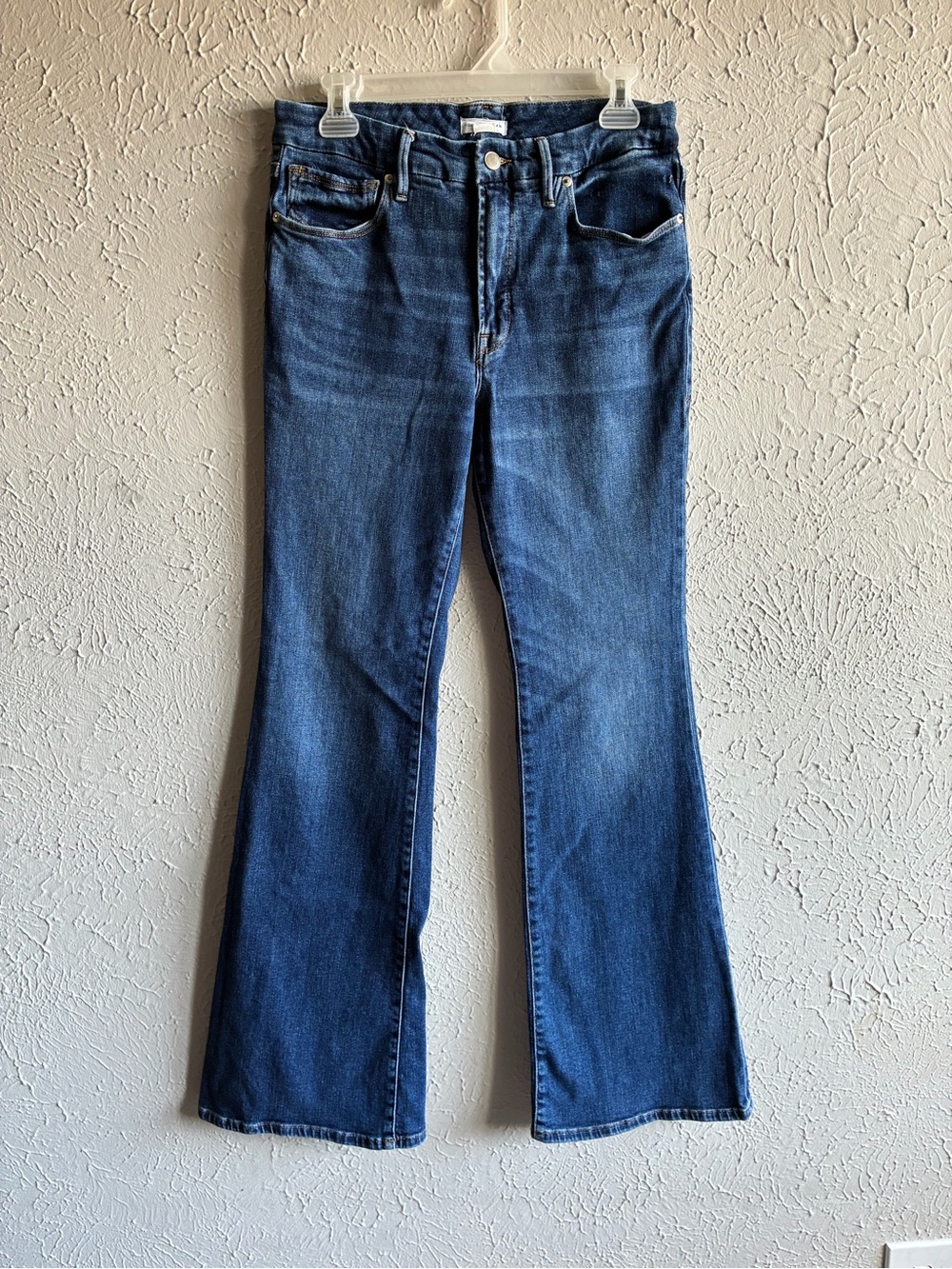 Good American Good Legs Flare Jeans 10/30 Indigo 329 Cashmere
Blend